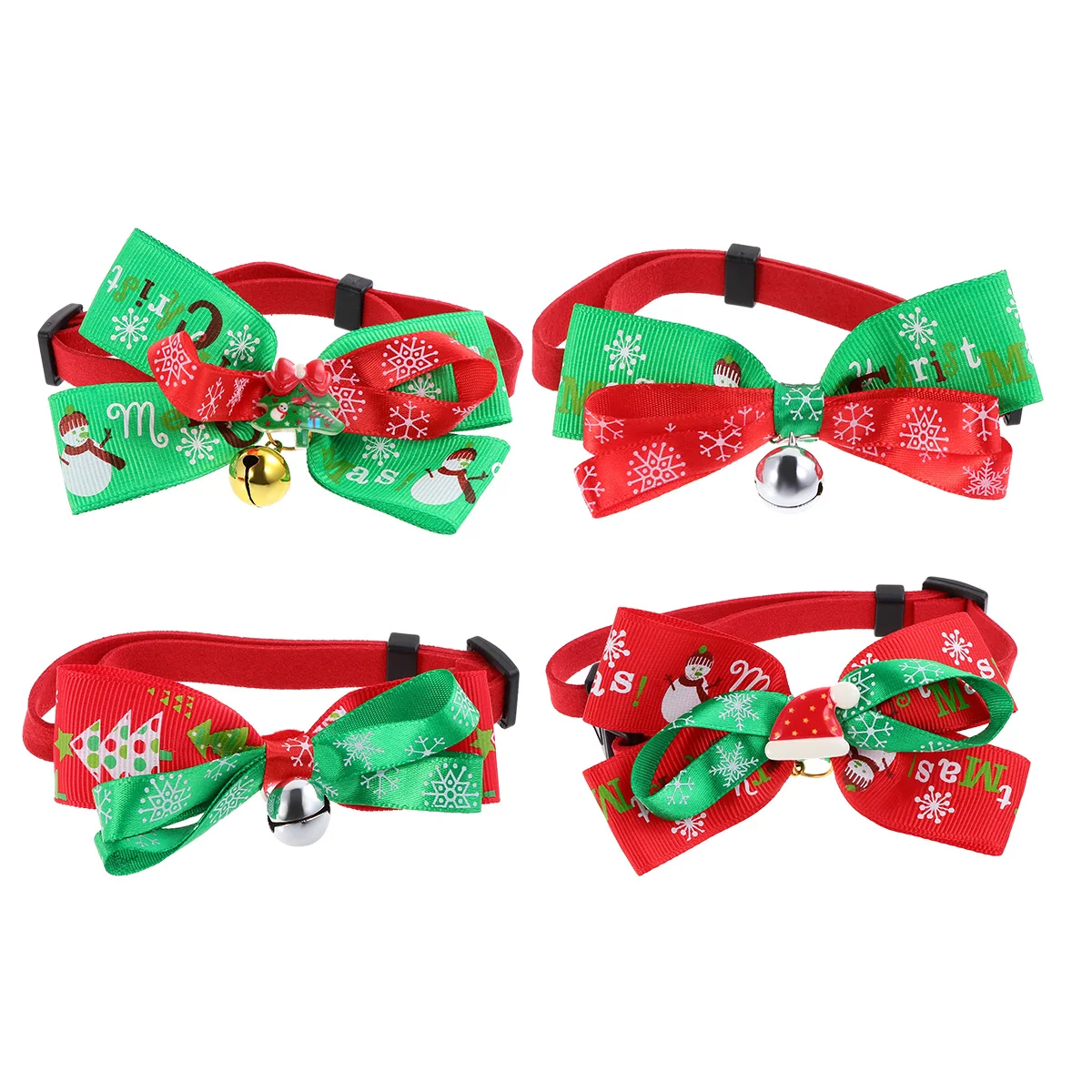 

4pcs Christmas Collar Neck Decor Collar Collars Accessories