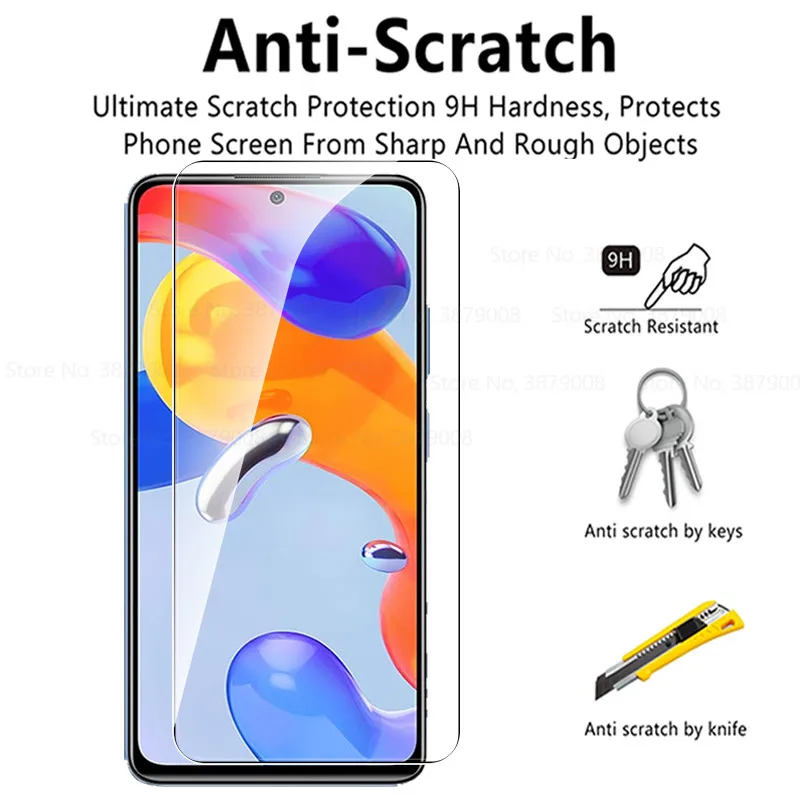 2 шт. защитный стеклянный чехол для xiaomi redmi note 11 pro 5G note11pro 4G note11s note11 s Закаленное