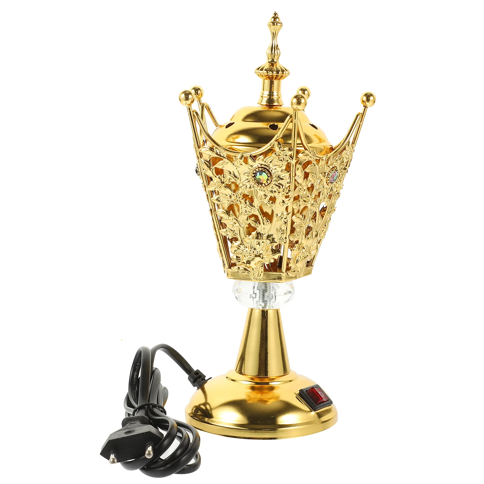 

Burner Censer Holder Stove Metal Trim Cone Electric Plug Decorative