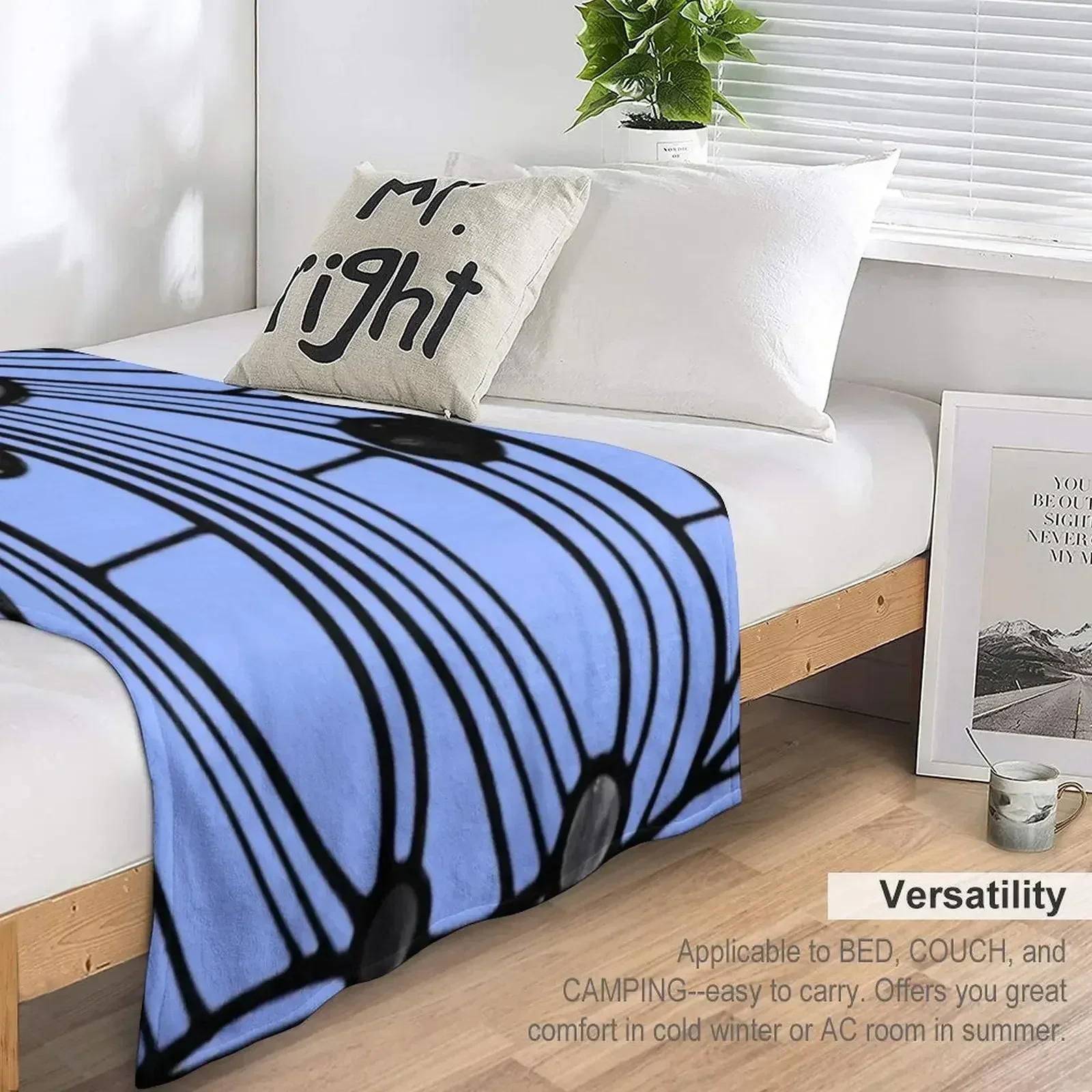 charles Rennie Mackintosh - окно No 06. Одеяло Retros Travel Роскошные пледы