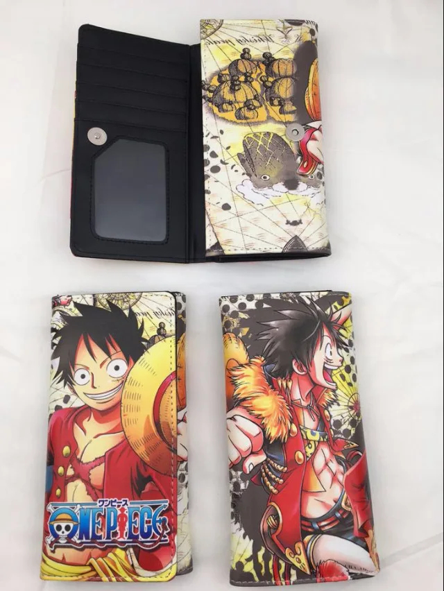 

One Piece Cartoon Animation Long Wallet Pu Pickup Bag Fashion Handbag Wallet Casual Womens Wallet Anime Wallet