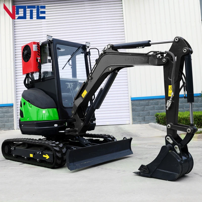 

EURO5 EPA Engine Cab Small Excavator 3 Ton 2 Ton 3.5 Ton bagger Mini Crawler Excavator For Sale With Hydraulic Thumb