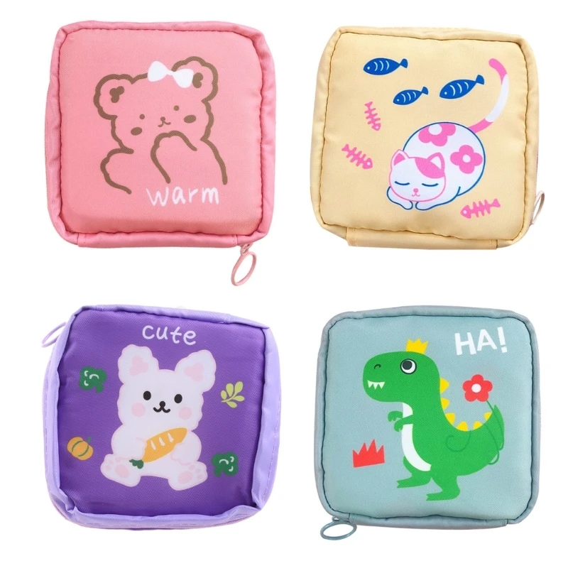 

Sanitary Napkin Storage Bag Portable Mini Small Bags Monthly Coin Purse Organize