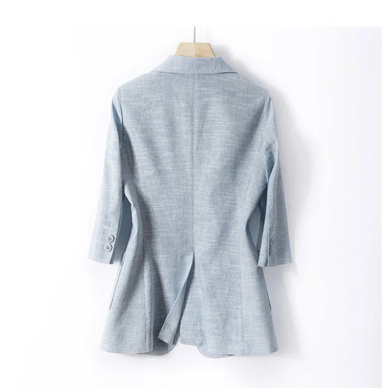 Ladies Women Fall Winter Jacket Solid Color Simple Party Coat 16143 Coat