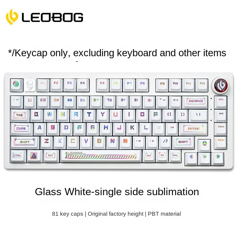 81 колпачок клавиш PBT термосублимация оригинальные градиентные колпачки профиля