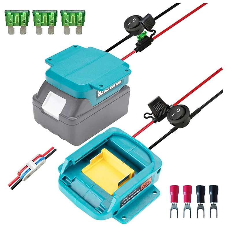 

Battery Adapter Converter with Fuse For Makita 18V Li-Ion Battery DIY Power Tool Battery Converter