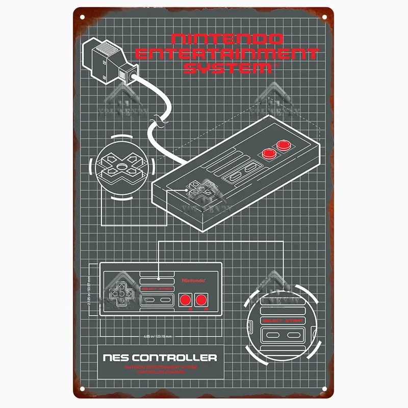 

Металлический Постер В Винтажном Стиле Для Декора Стен: Ретро-игровая Тематика Для Дома, Клуба, Игровой Комнаты