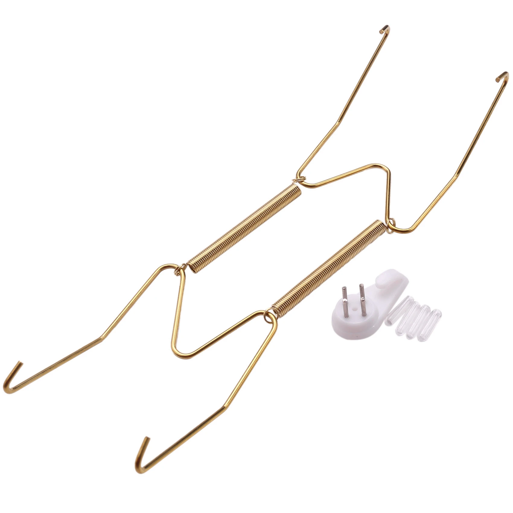 

10 Pack Plate Hangers, Wall Plate Hangers and 10 Pack Wall Hooks, Compatible Decorative Plates, Antique China, Antique Plates