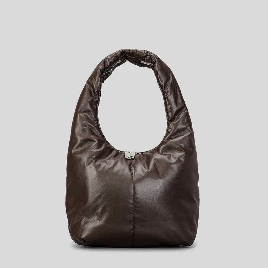 

Вместительная Хлопковая сумка в форме полумесяца для женщин, мягкая Наплечная Сумка из мягкого полиуретана, сумки-тоуты, Женская Повседнев...