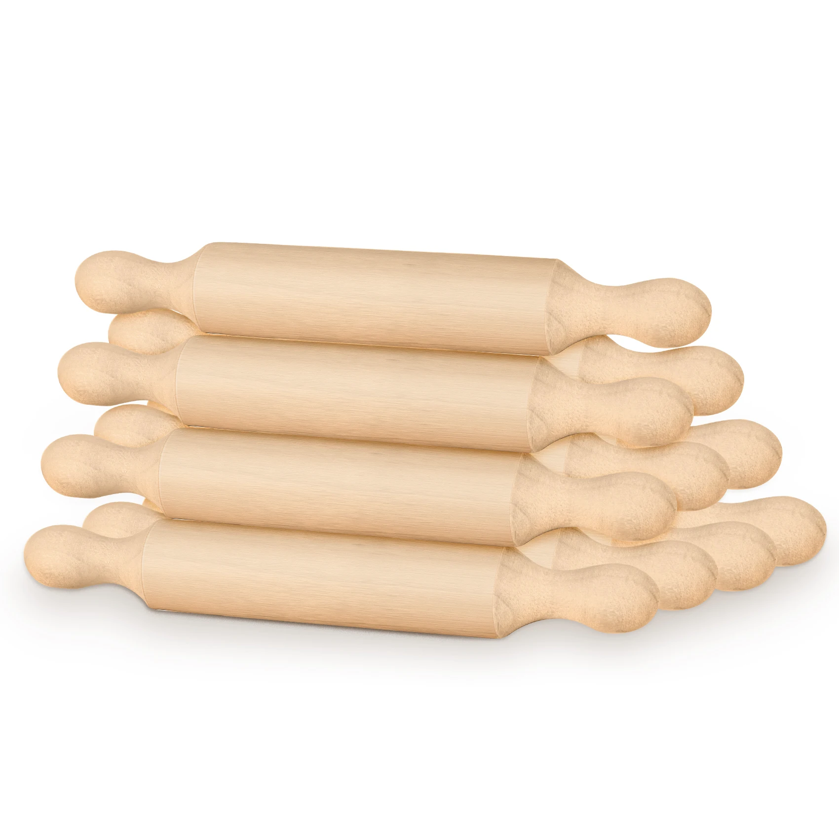Wooden Mini Rolling Pin 6 Inches Long Kitchen Baking Small Wood Dough Roller for Children Fondant Pasta