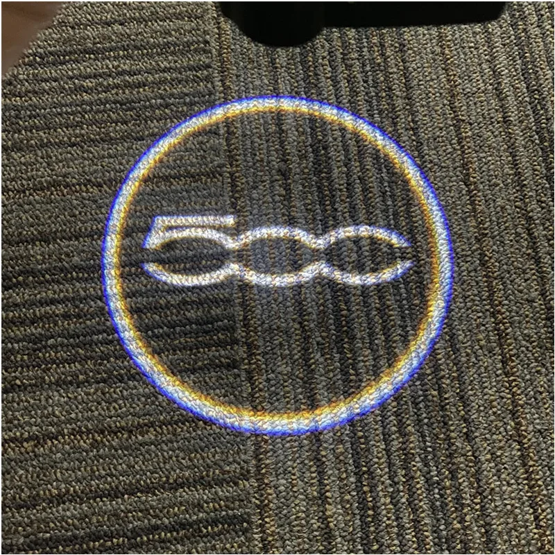 

2PCS Wireless Universal LED Car Door Logo Light Ghost Shadow Welcome Lamp For Fiat 500 Bravo Abarth Punto Car Styling Accessorie
