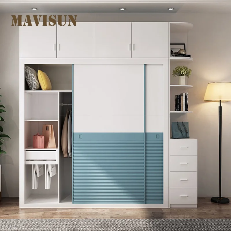 

Large Wooden Double Wardrobe For Clothes Bedroom Storage Chest Of Drawers Organizer Furniture Open Closet Dressing Rooms