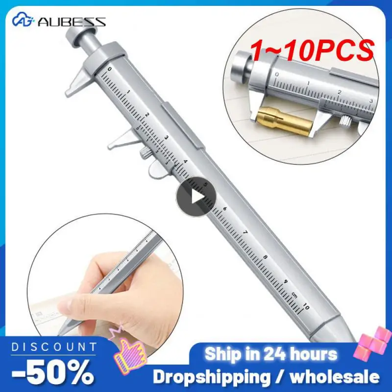 

1 ~ 10 шт. многофункциональная шариковая ручка-штангенциркуль шариковая ручка 0,5 мм ручка с гелевыми чернилами Шариковая ручка-штангенциркуль креативная шариковая ручка