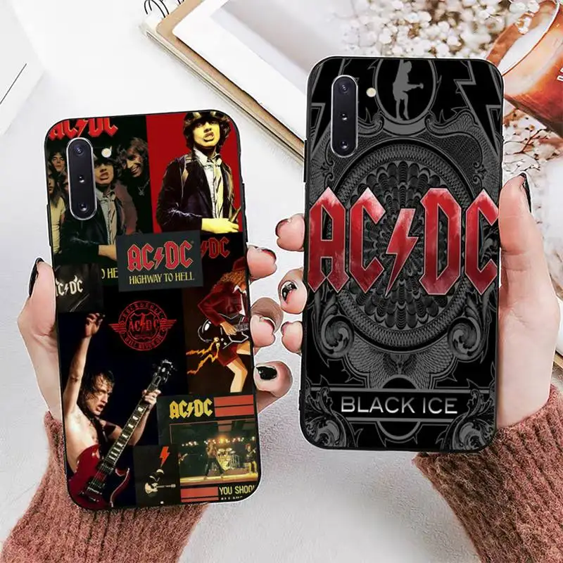 

Music-Band-ACDC-AC-DC-Malcolm-Angus Phone Case for Redmi 8 9 9A for Samsung J5 J6 Note9 for Huawei NOVA3E Mate20lite cover