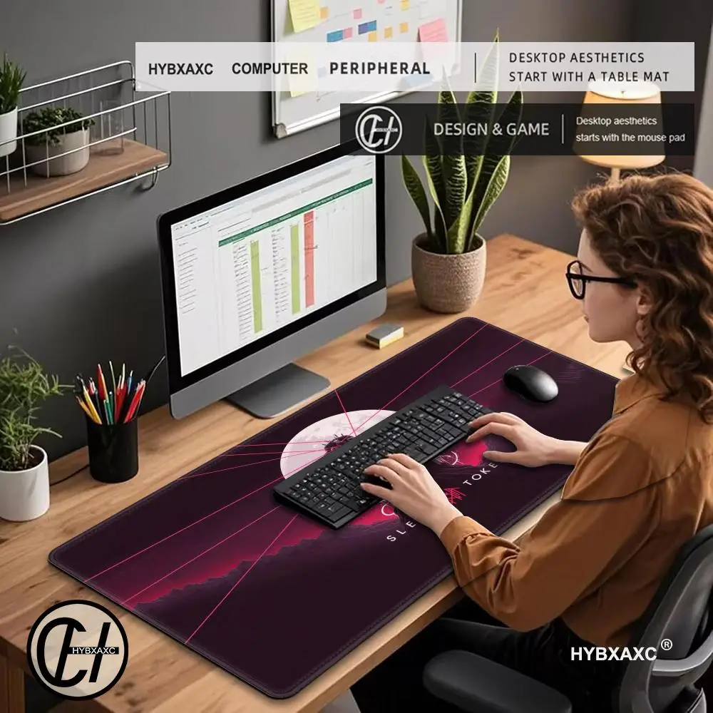 Фото Коврик для мыши HD S-Sleep Token Even in Arcadia, нескользящий, утолщенный, большой, с защитой от скольжения, для офиса, учебы и игр №3