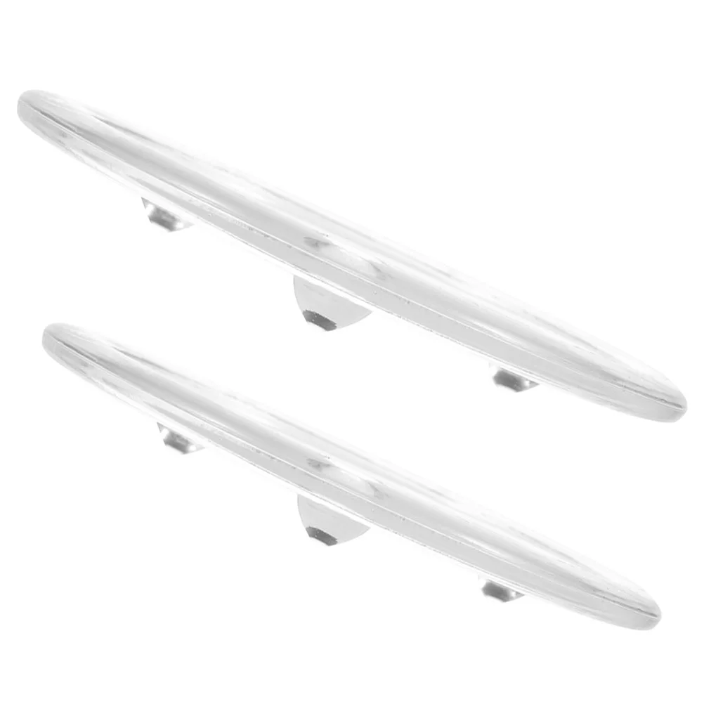 

2pcs Transparent Clear Plates Dish Decorative Plate