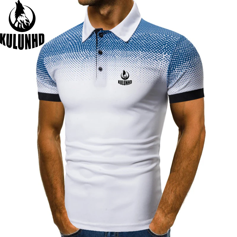 

Summer Men Fashion and Casual Short Sleeve Polo Shirt