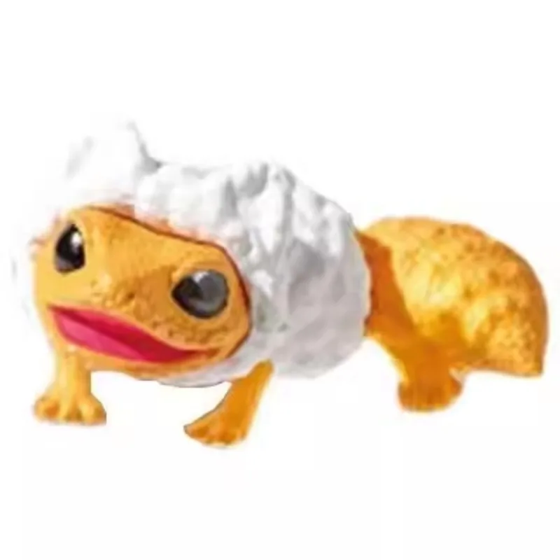 Маленькая пижамная кукла геккон витое яйцо милая форма ящерица толстый хвост