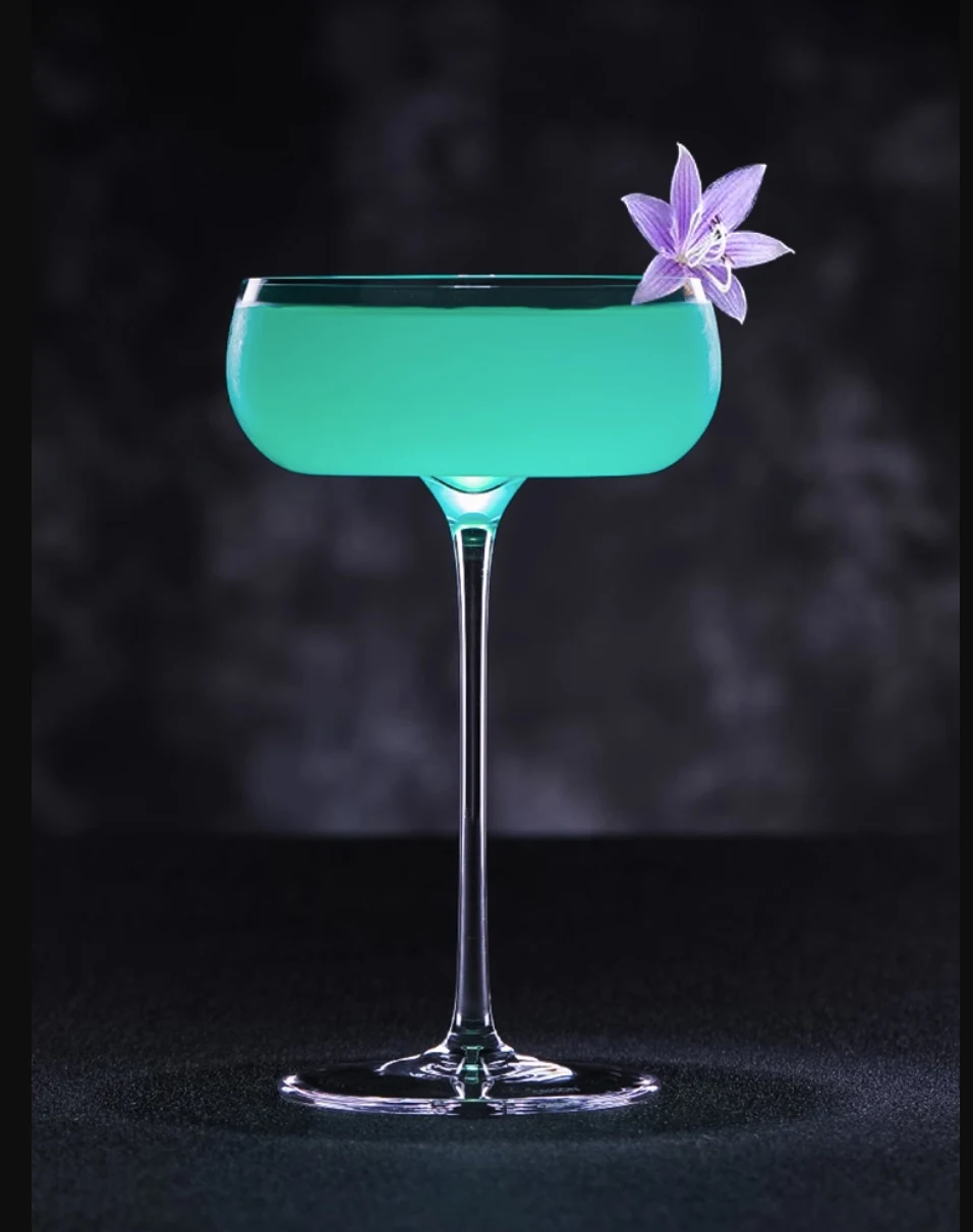 4 шт. Коктейльные бокалы для мартини из хрусталя ручной работы | Уникальные в