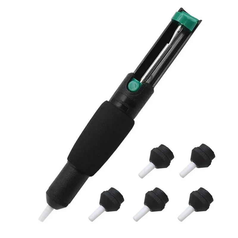 Пластиковый мощный отсос для припоя, всасывающий оловянный Вакуумный паяльник, пистолет для отпайки, ручка с присоской, инструменты для ручной сварки