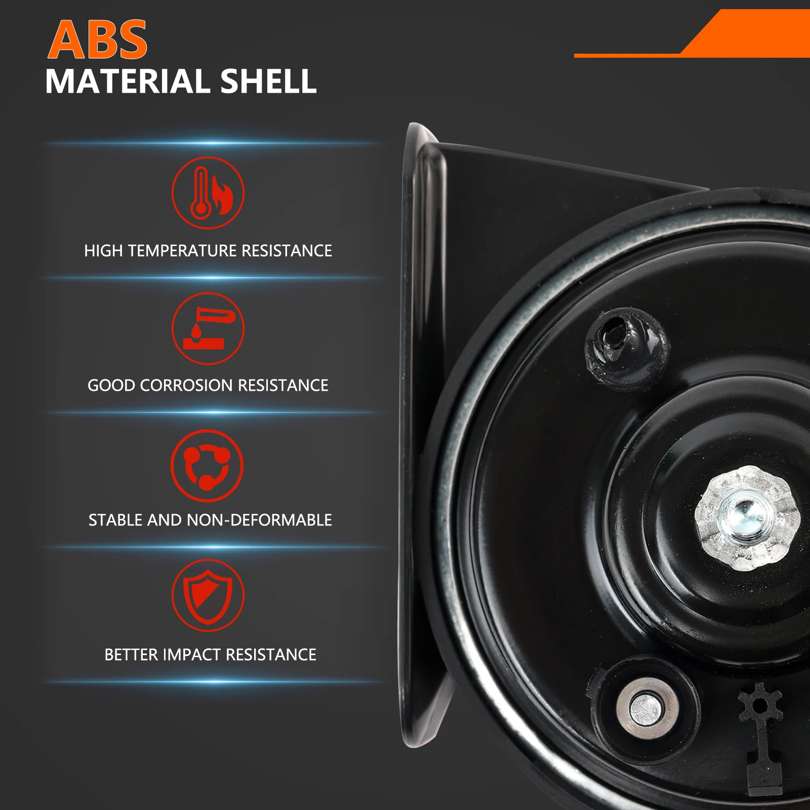 2 шт. 12 В 125 дБ пара громких двухцветных рогов-улитка 95374486 Для Buick LaCrosse Envision Enclave Encore