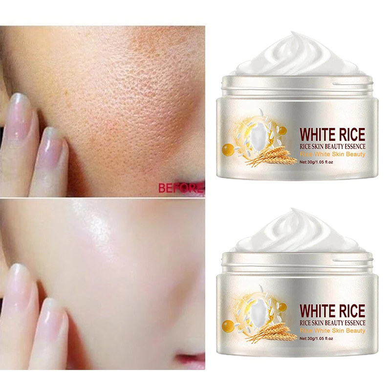 

White Rice Anti Aging Remove Wrinkles Nourishing Moisturizing Facial Cream Firming Pores And Removing Acne Whitening Cream