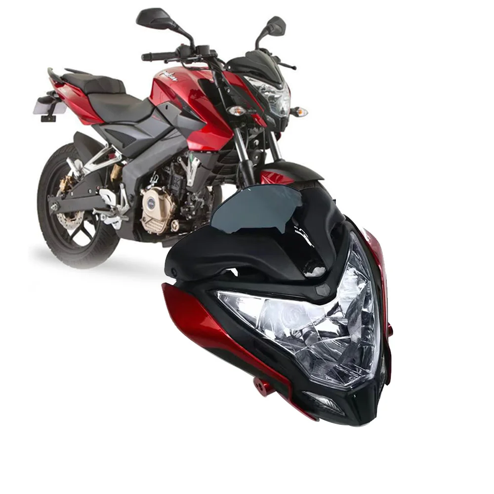 

Motorcycle Headlight For BAJAJ PULSAR 150 200 Assembly Headlamp With Fairing PULSAR150 PULSAR200 Motorcycle Accessories