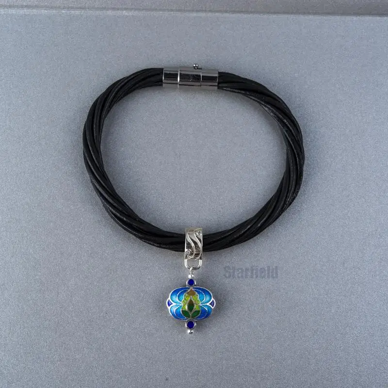 

Женский серебряный браслет с бусинами Starfield