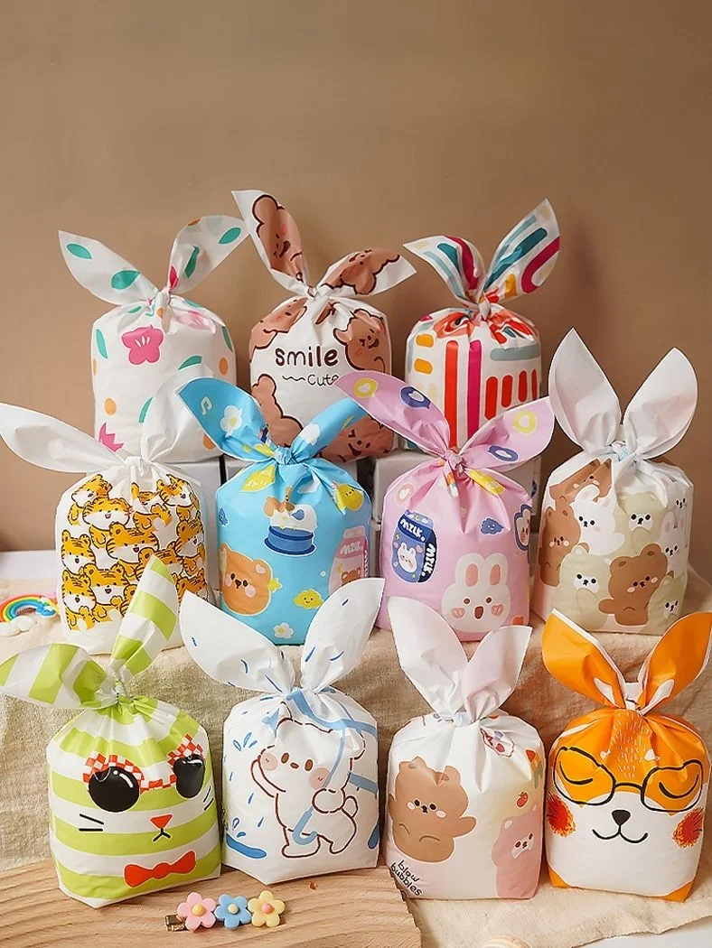 

Cute Cartoon Kindergarten Children's Day Snack Snack Candy Biscuit Baking Christmas Small Gift Wrapping Bag