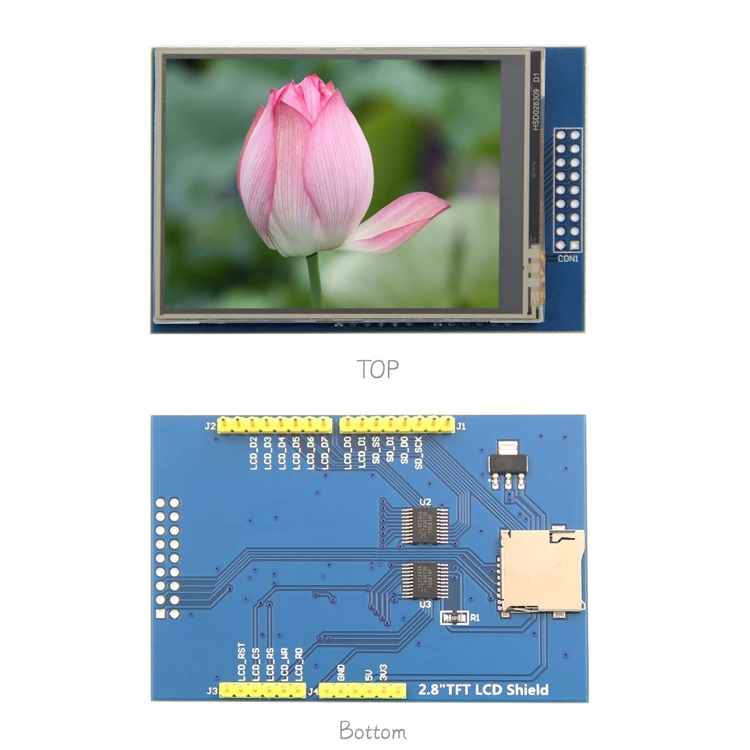 Цветной сенсорный ЖК-дисплей 2 8 дюйма TFT модуль дисплея 320*240 ILI9341/HX8347 драйвер для