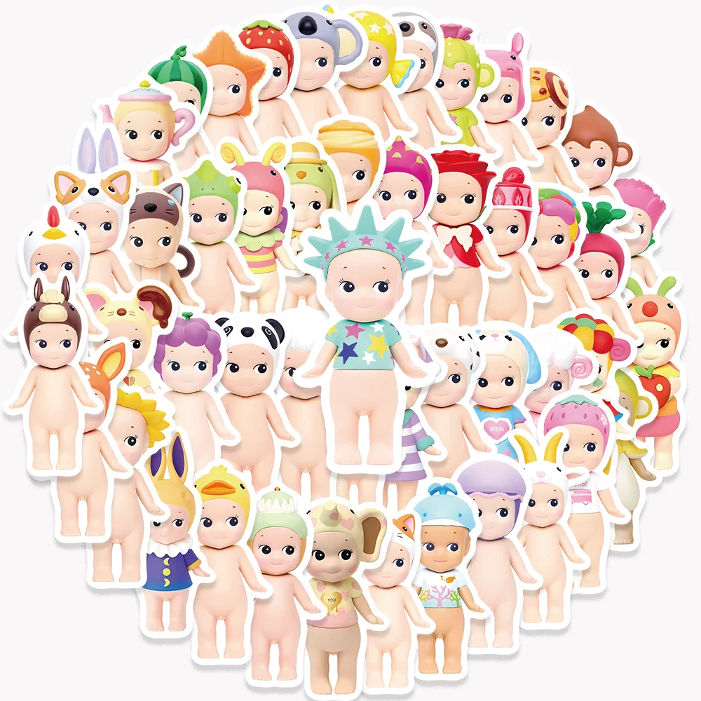 50 шт. наклейка для лечебной куклы Sonny Angel граффити детская багажник автомобиля