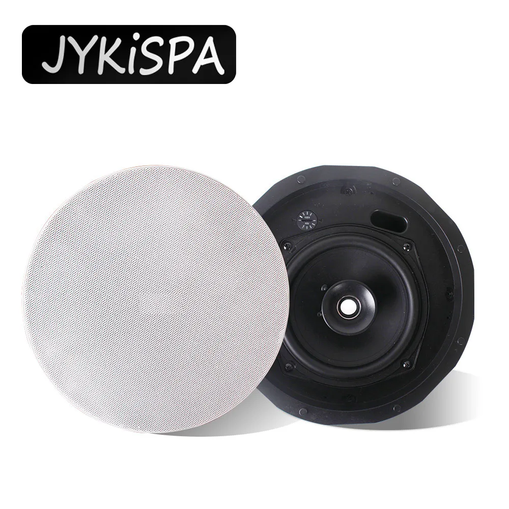 6.5 Inch Stereo Coxial Ceiling Loadspeaker Powerful Bass Clear Sound for  Room/Store/School Column Music MP3 MP4 Super Bass
