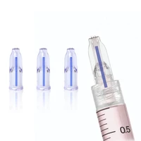 nanosoft microneedle 34g 1 5mm multi needle 3 pin micro needle for hyaluronic acid filler injection beauty eye around anti aging