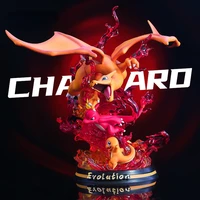 new 6 styles charizard mewtwo gengar pvc table top ornaments anime figure action toys for children manga figurine toy figures