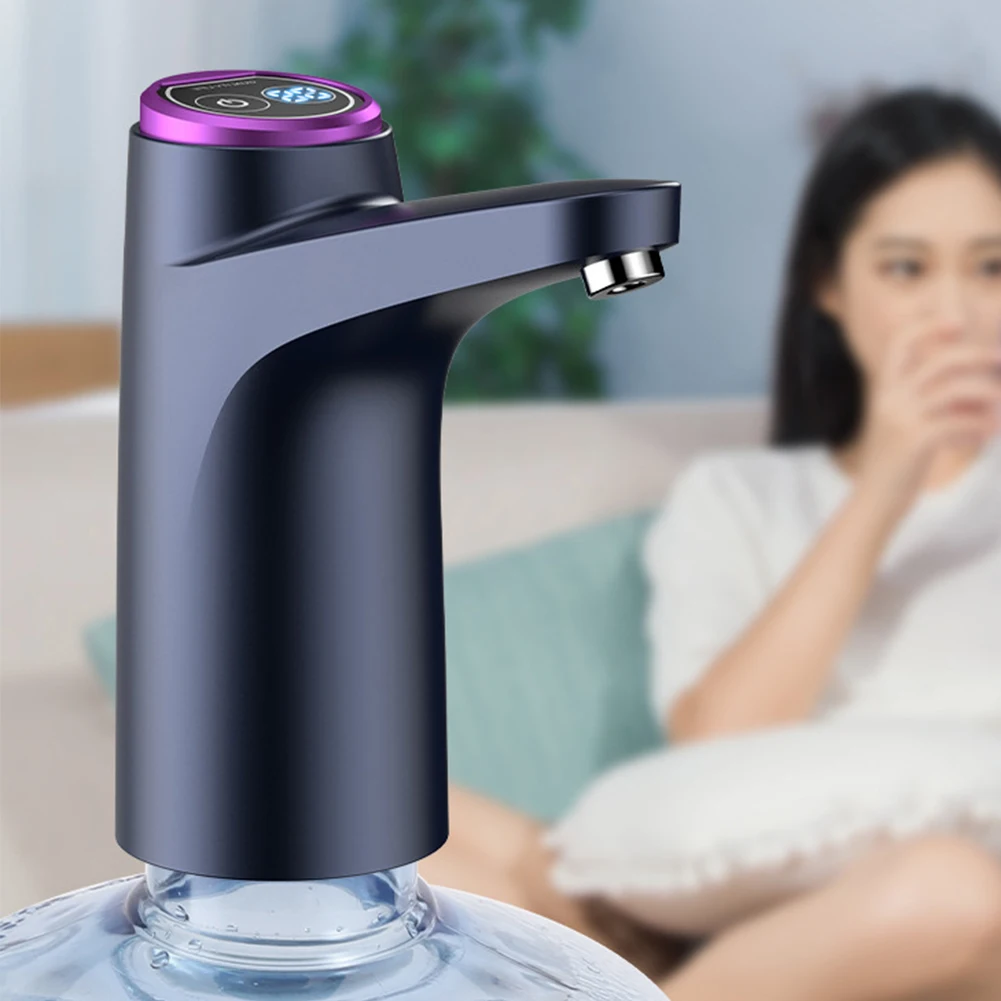 

Barrel Water Dispenser Portable Intelligent Pumper 1200mAh Water Quality Detection Low Noise Operation for Home Kitchen Office