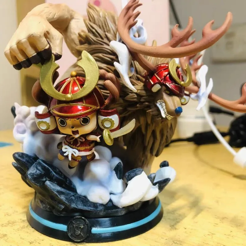 

14cm One Piece Chopper Anime Figures Wano Onigashima Chopper Statue Action Figurine Model Doll Collection Decoration Toy Kids
