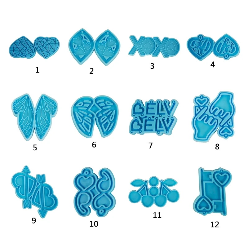 

Серьги на День святого Валентина, висячие серьги, подвески для ювелирных изделий, инструмент для литья