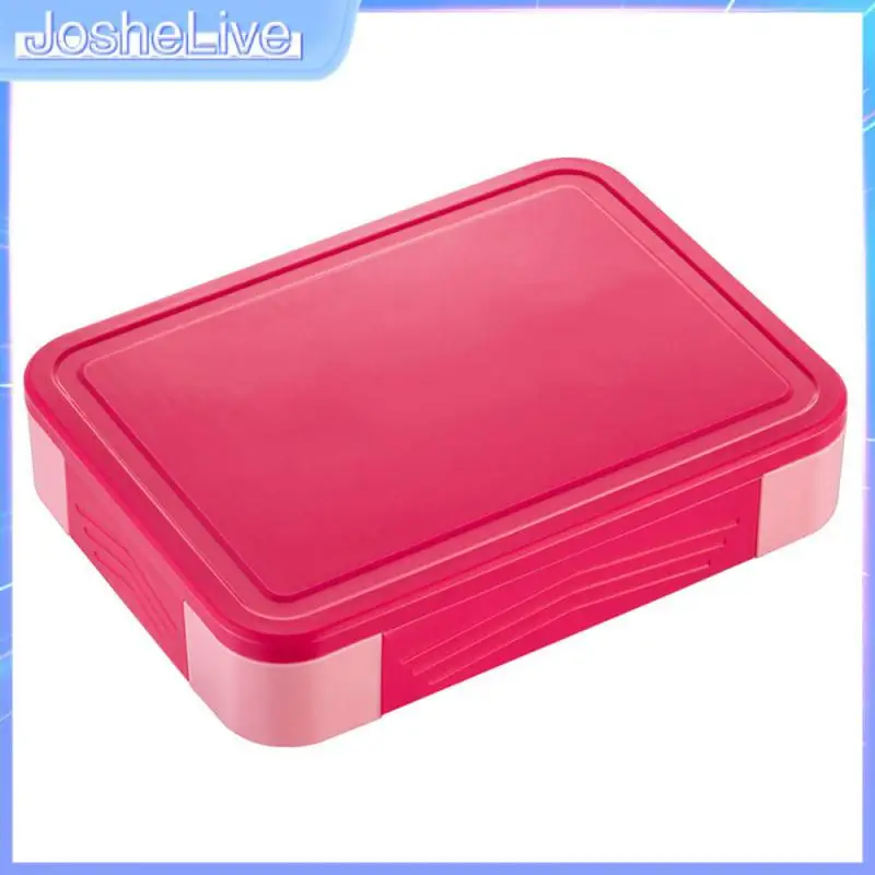 

Stackable Lunch Box Sealed Leak-proof Plastic Salad Fruit Food Container For Children Student Worker Bento Box With Compartments
