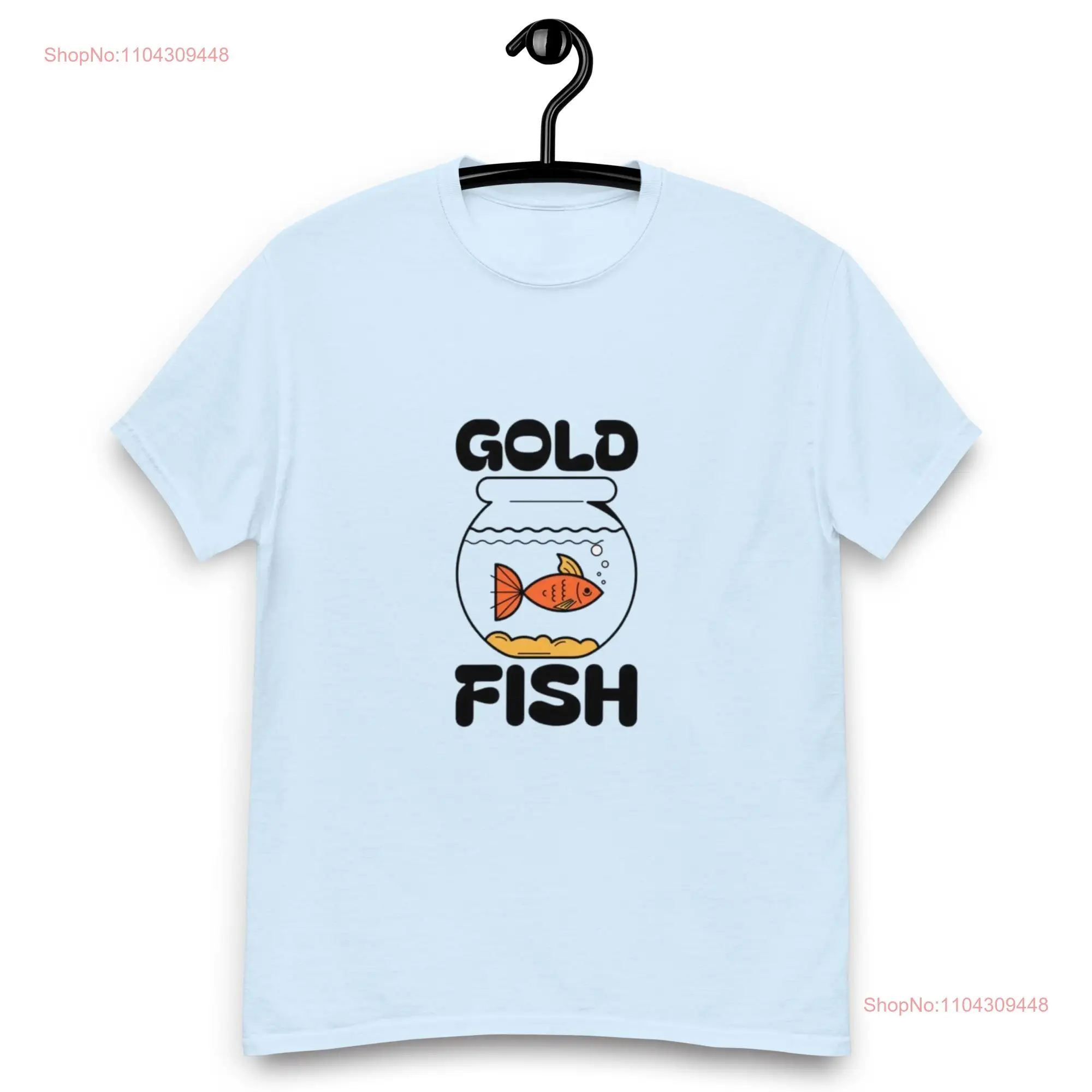Футболка с золотой рыбкой милая золотая рыбка для любителей аквариума домашних
