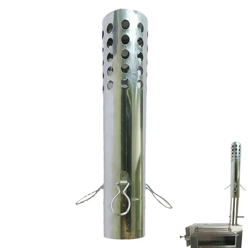 

Stainless Steel Chimney Pipe Wood Stove Chimney Pipe Diameter 2.4 Lengthen Tent Stove Exhaust Pipe Anti-scalding Stove