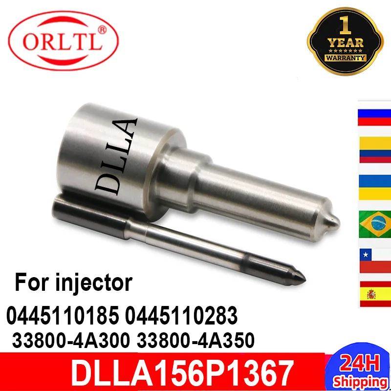 DLLA156P1367 ( 0433171847 ) Дизельная форсунка для инжектора HYUNDAI 0445110185 0445110283 338004 A300 A350 ORLTL