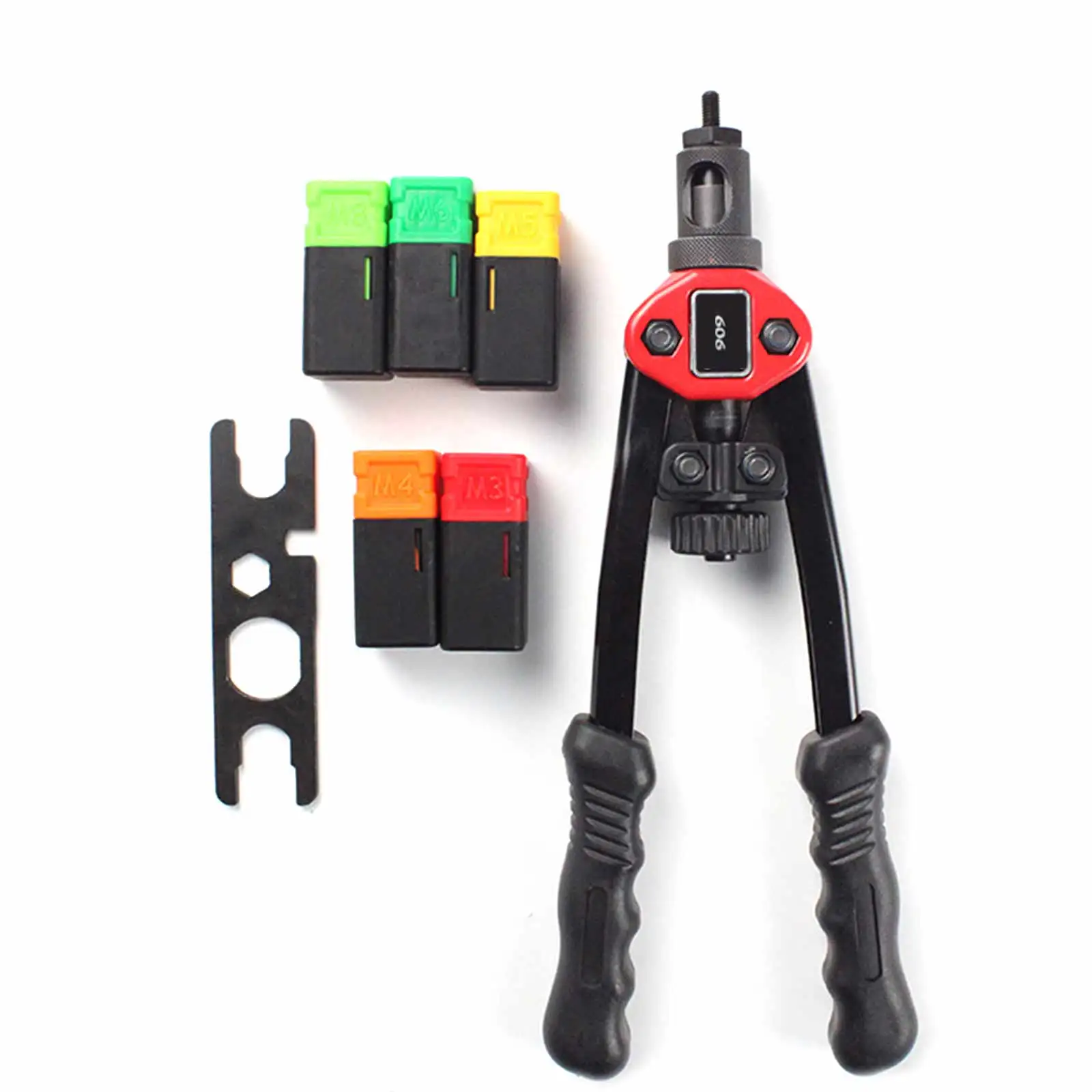 

High Quality 12inch Manual Ram Gun Riveting Nut Gun 7PCS M3-M3 M4 M5 M6 M8 Nut Set for Nut Rivet Installation