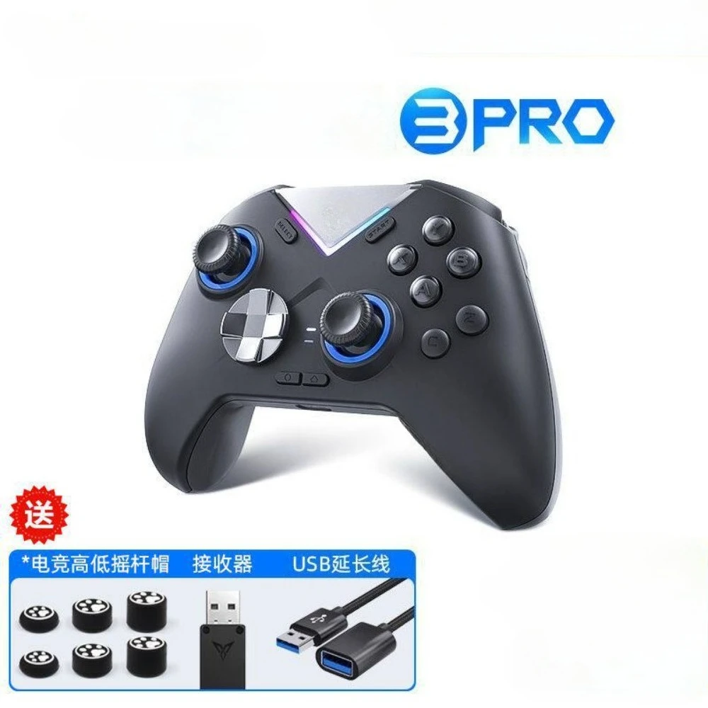 Фото Игровой контроллер Vider 3 Pro, беспроводной/проводной, совместимый с ПК/NS/мобильными устройствами/телевизорами, 1 шт. №3