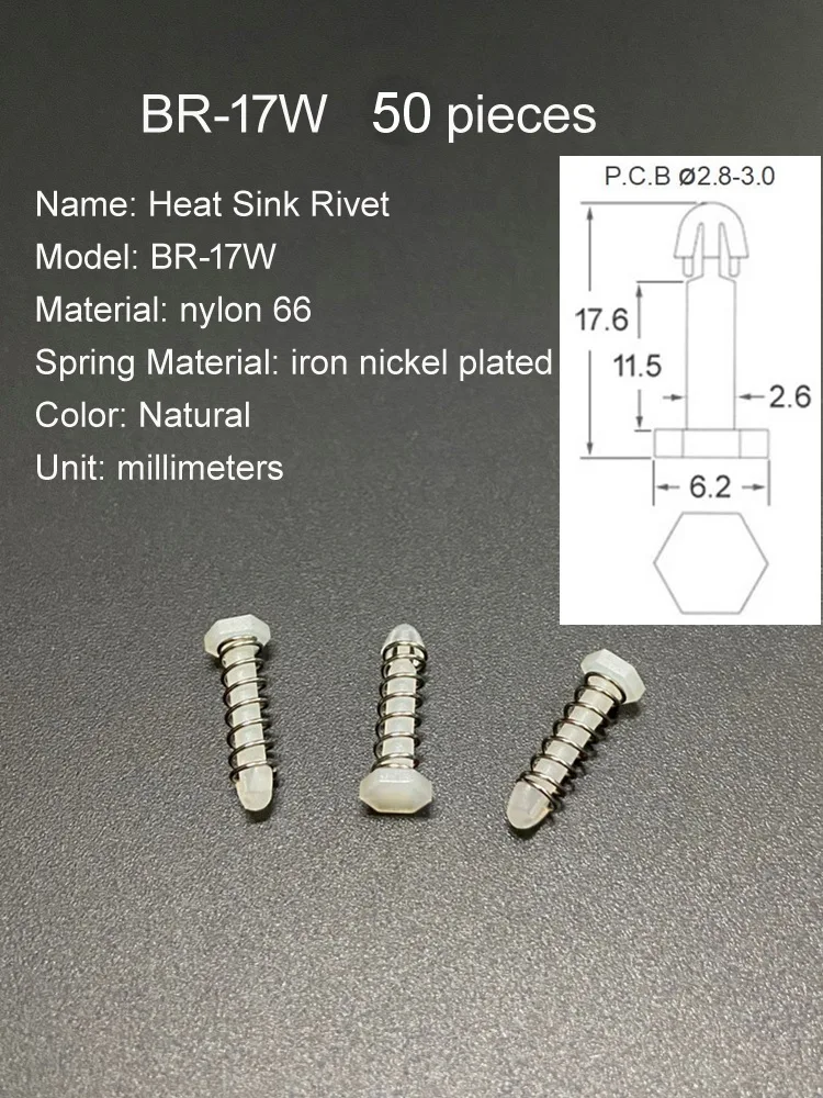 

Nylon66 материал, натуральные черные электрические аксессуары, печатная плата, оснастка, монтажная кнопка, радиатор, фотогвоздь