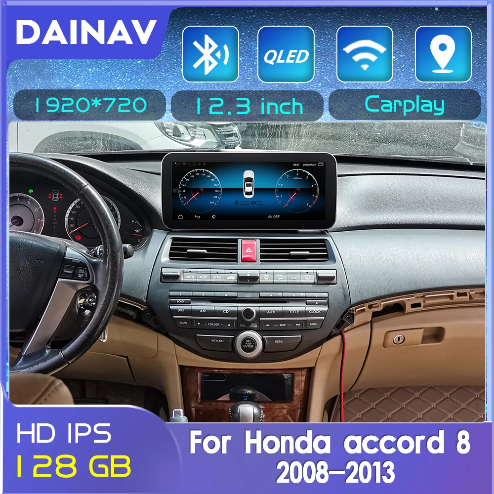

Магнитола для Honda Accord 8 128-2008, Android 11, 2013 ГБ