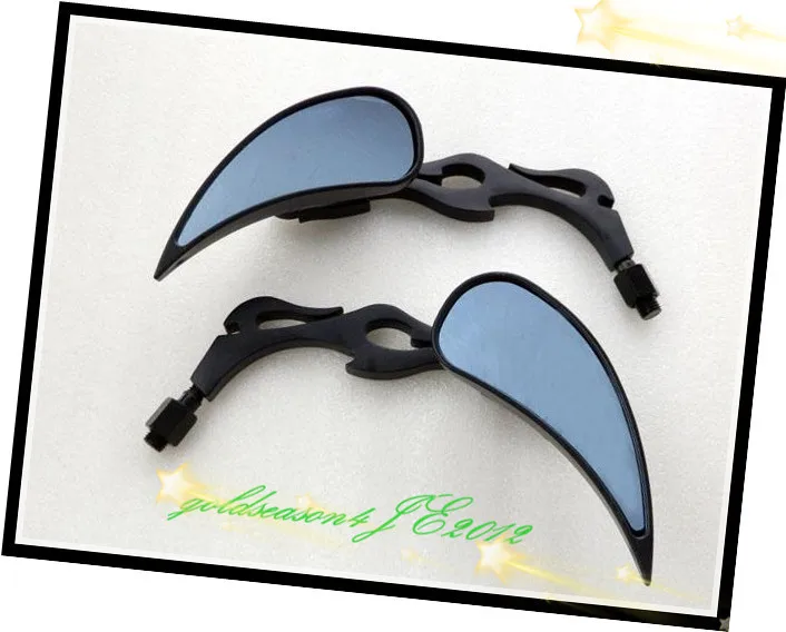 Бесплатная доставка 8/10 мм мотоциклетный скутер CAFE RACER CHOPPER BOBBER боковые зеркала в