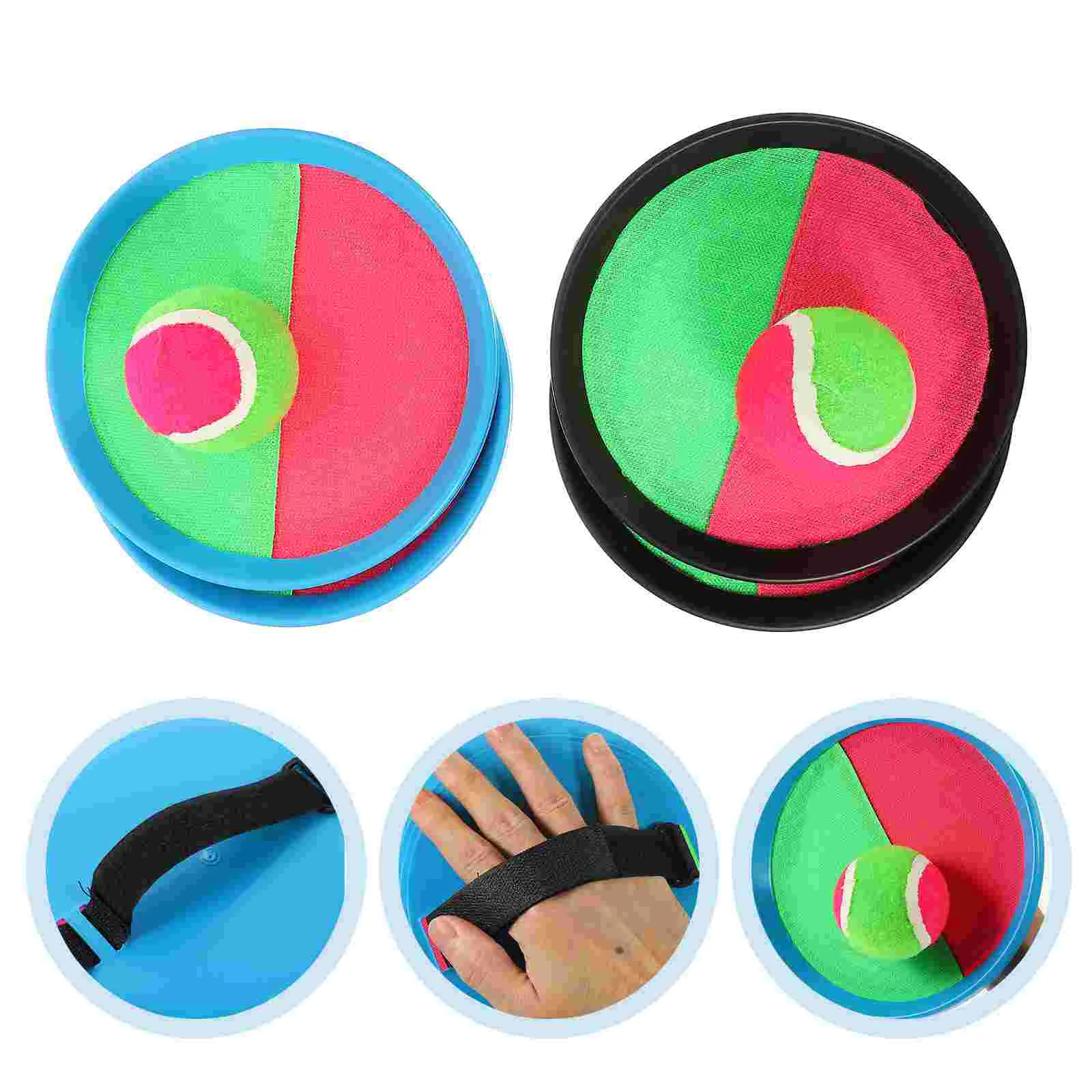 

2 Sets Kids Sports Toys Suite Funny Interactive Plaything Beach Toss Catch Ball Sucker Sticky Balls Plastic Parent-child