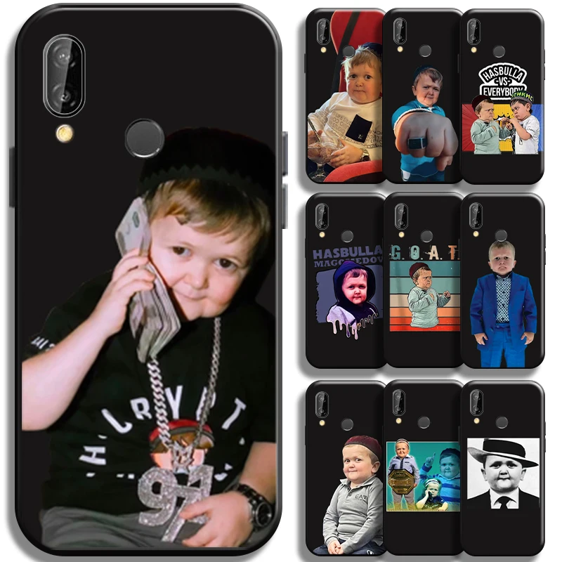 

Hasbulla Funny Cute Children Phone Case For Huawei P20 Pro P20 Lite Funda Coque Shockproof Carcasa Shell Liquid Silicon Back
