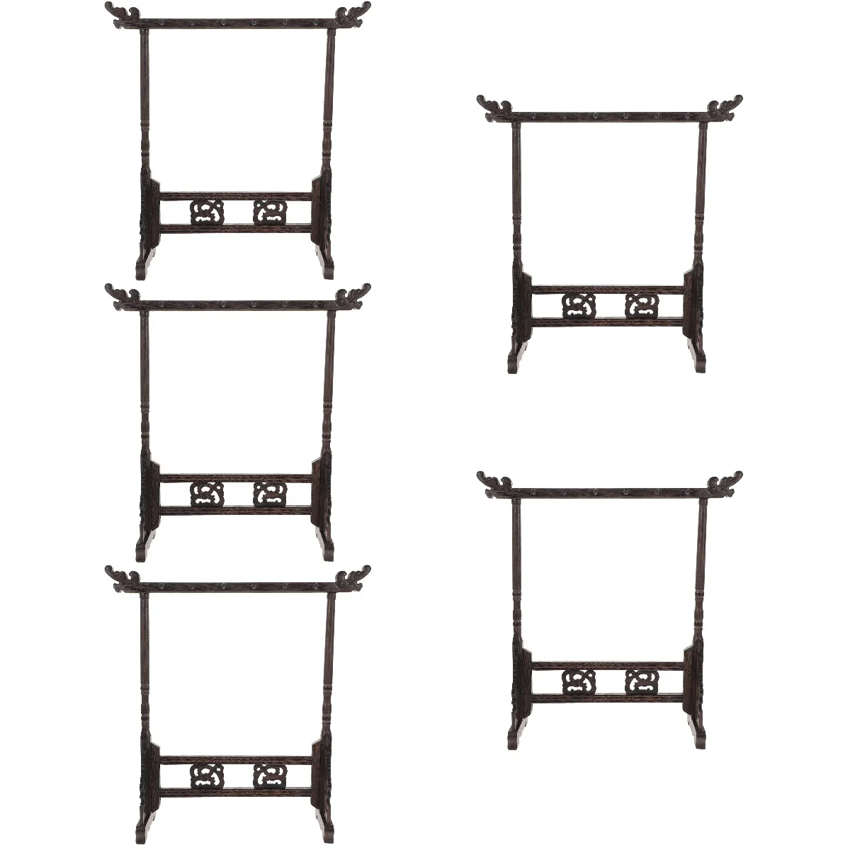 5pcs Necklace Holder Necklace Hanging Organizer Rack Bracelet Display Stand