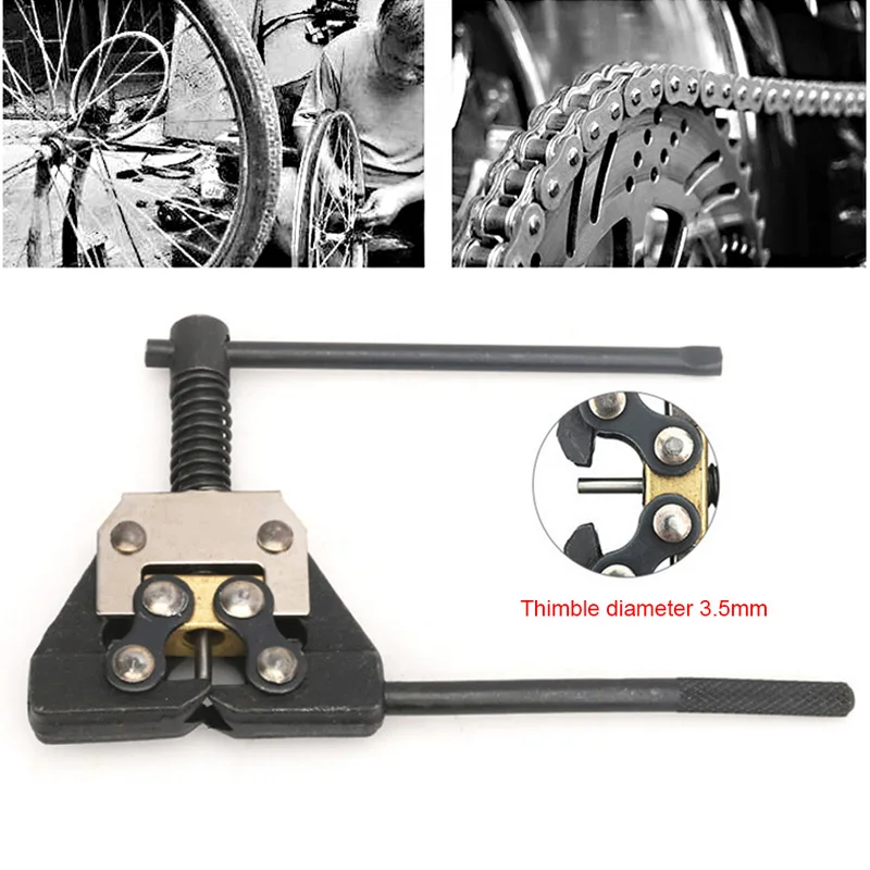 Motorcycle Chain Cutter Breaker Repair Kit For 420 428 520 530 Links Bicycle